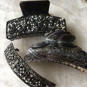 3 Coordinating Hair Clips or Barrettes!